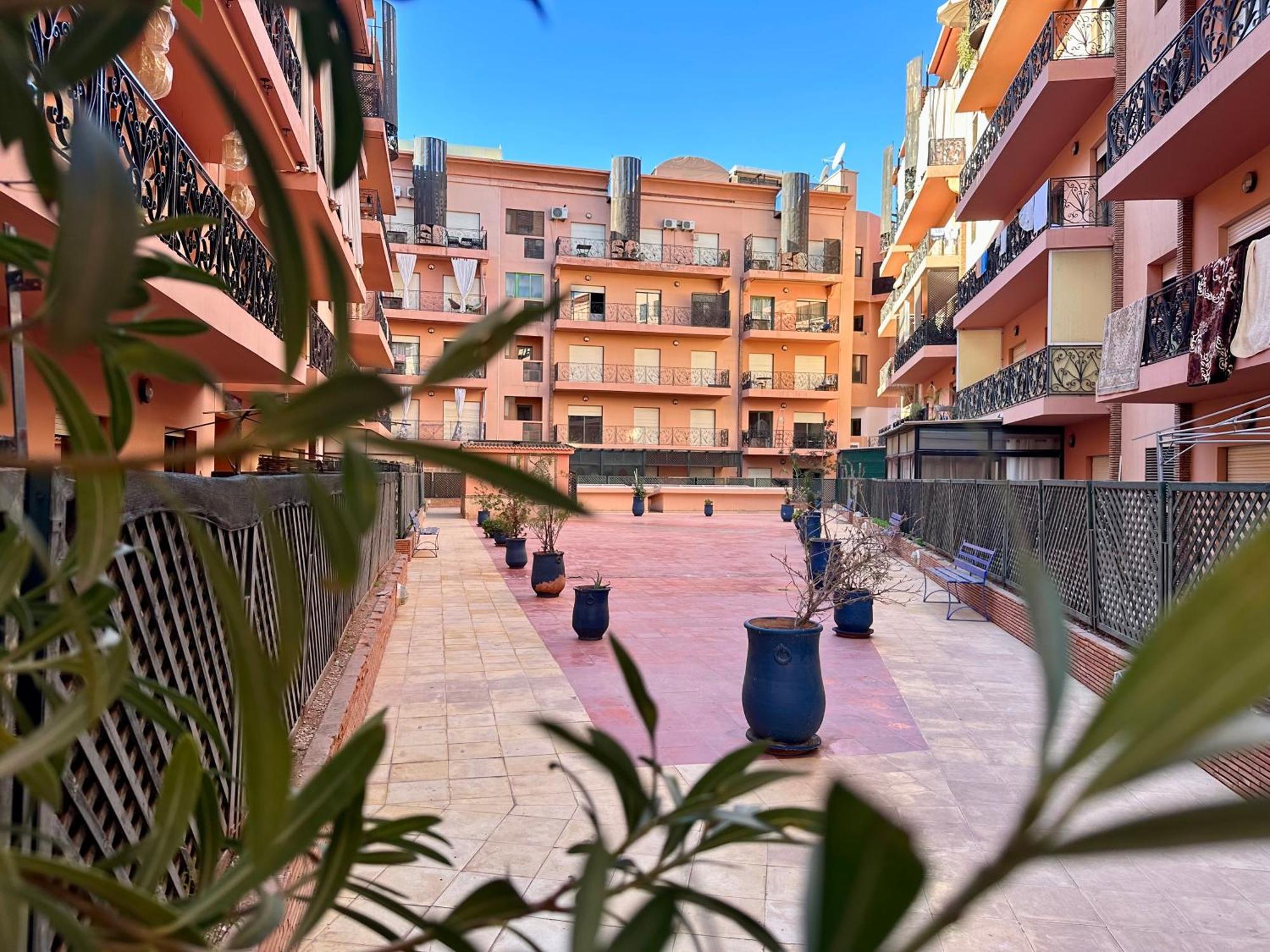 Appartement Majorelle House Vicino Ai Giardini Vista Splendida à Marrakesh Extérieur photo