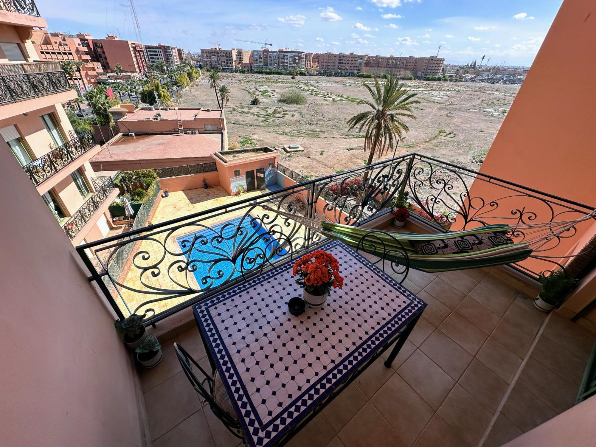 Appartement Majorelle House Vicino Ai Giardini Vista Splendida à Marrakesh Extérieur photo